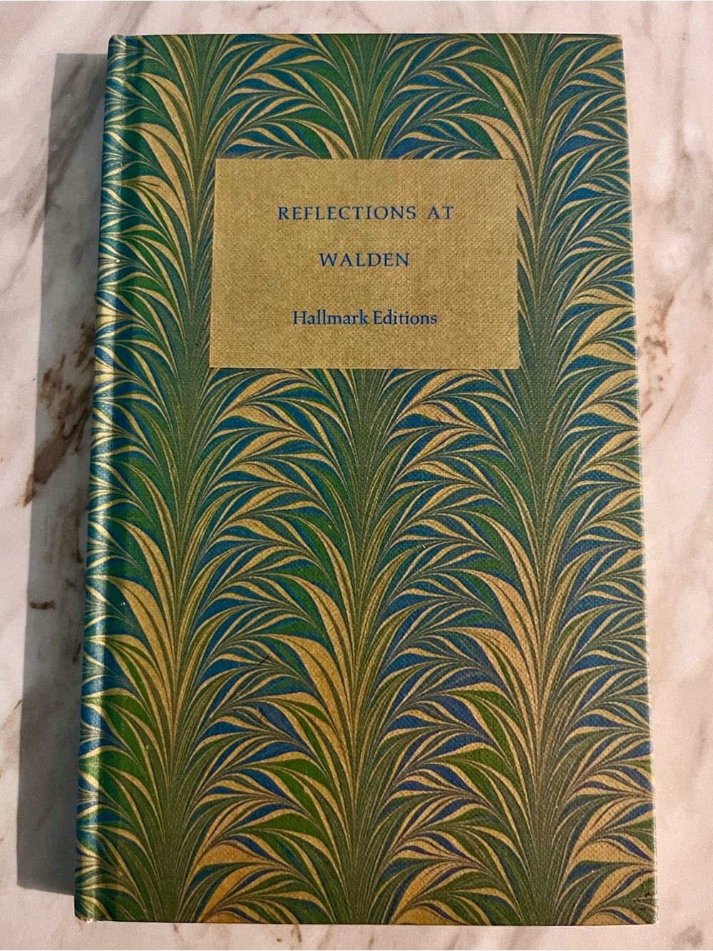 Reflections At Walden Henry David Thoreau HC 1968 Hallmark Cards Book